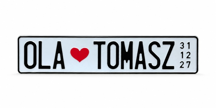 Tablica-slubna-personalizowana-z-imionami-i-data-slubu-Na-wesele-do-auta-Stan-opakowania-oryginalne.jpg